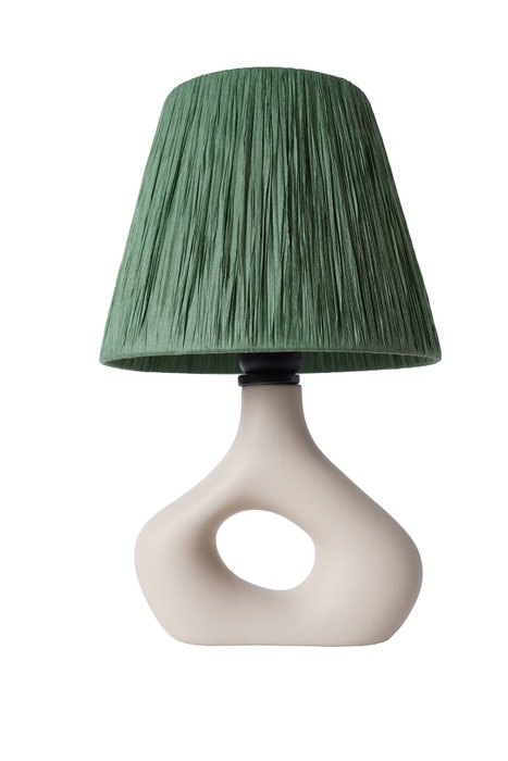 Opviq Lámpara de Mesa de Cerámica Beige con Detalle de Cuerda Opviq Lámpara de Mesa de Cerámica Beige con Detalle de Cuerda